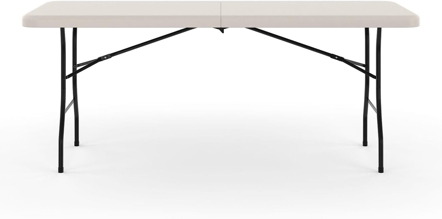 STAPLES 470949 6-Ft Fold in Half Folding Table
