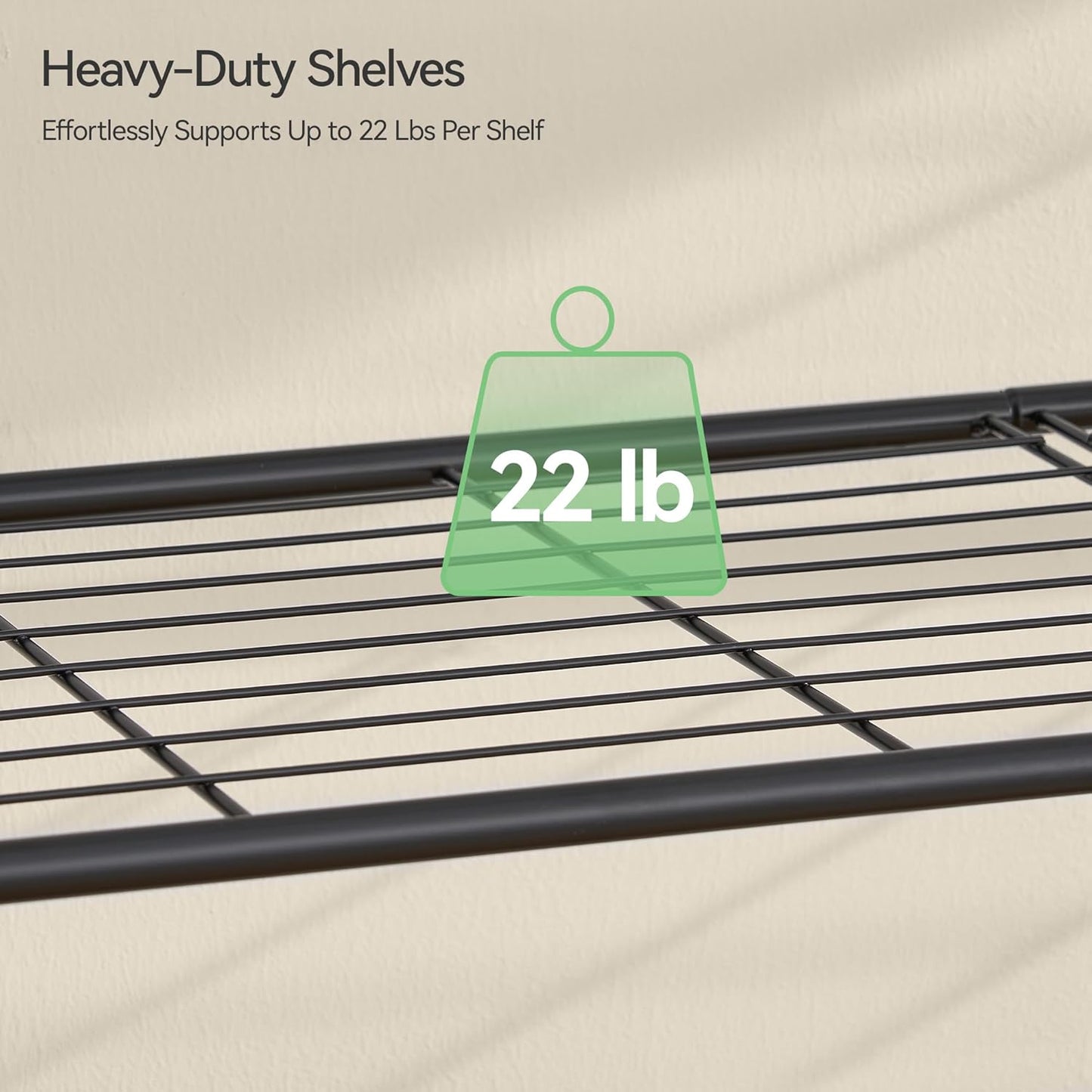 Shoe Rack, Metal Shoe Organizer, 8 Tier Garage Shoe Rack Max Holds 40 Pairs,Shoe Storage shelf for Closet,Entryway, Black