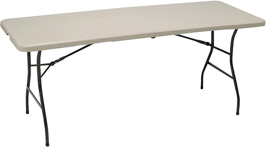 STAPLES 470949 6-Ft Fold in Half Folding Table